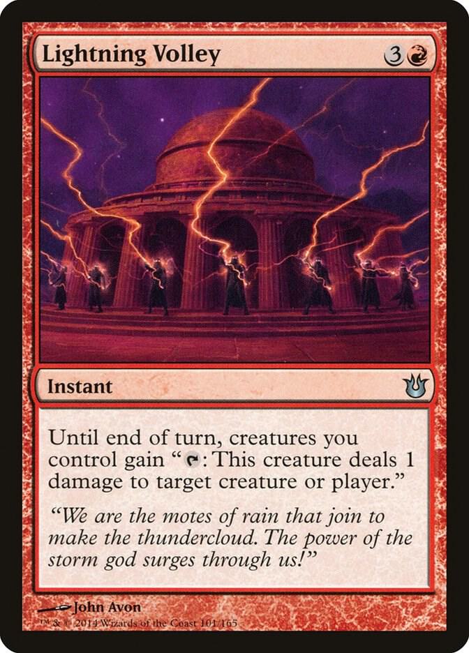 Lightning Volley (101) [Born of the Gods]