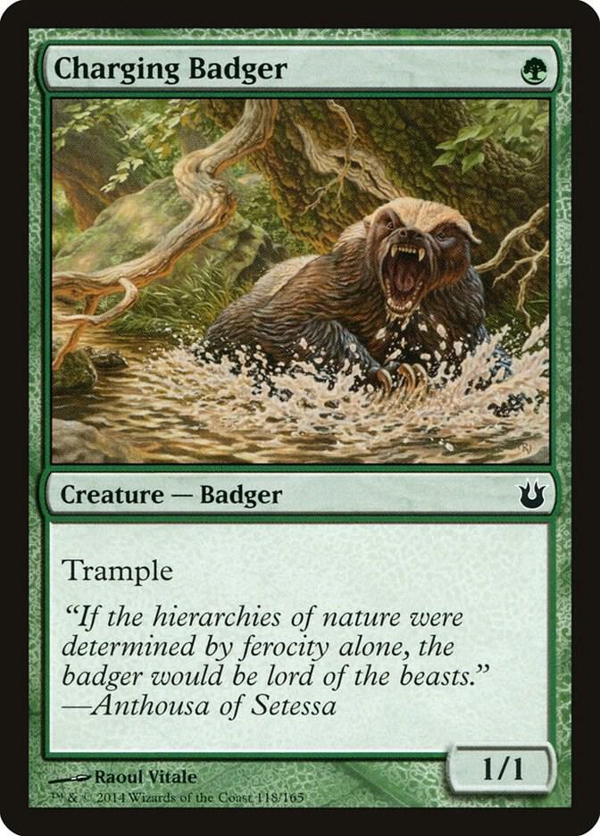 Charging Badger (118) [Born of the Gods]