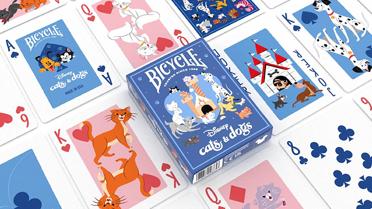 Cartes à jouer Disney Chats et Chiens