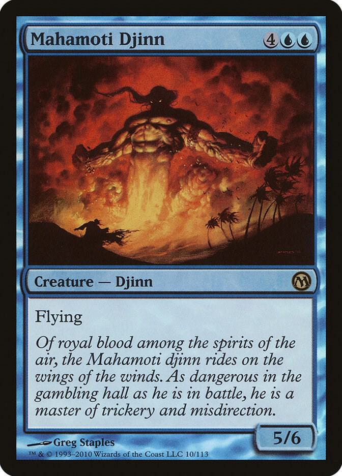 Mahamoti Djinn (10) [Duels of the Planeswalkers]