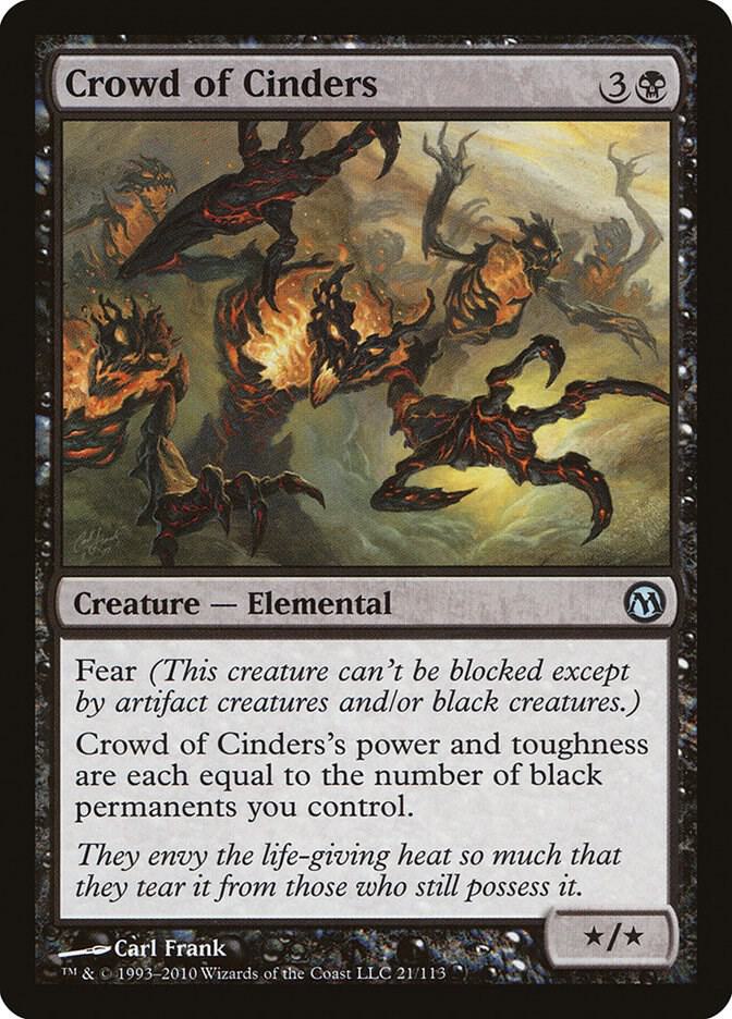 Crowd of Cinders (21) [Duels of the Planeswalkers]