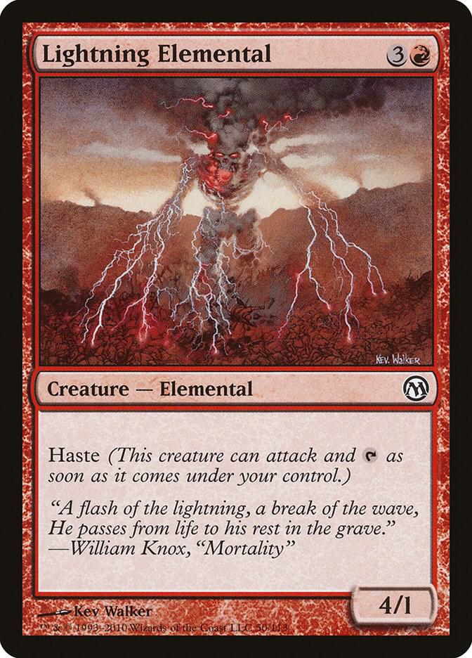 Lightning Elemental (50) [Duels of the Planeswalkers]