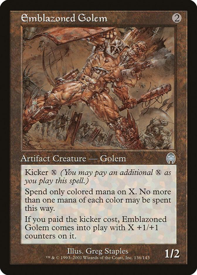 Emblazoned Golem (136) [Apocalypse]