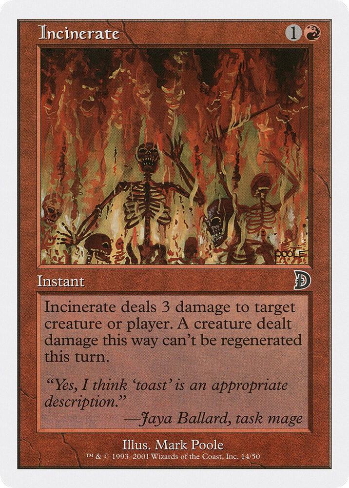 Incinerate (14) [Deckmasters]