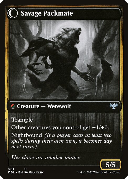 Child of the Pack (501) [Innistrad: Double Feature] Reverse