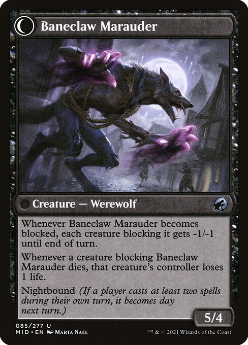 Baneblade Scoundrel (85) [Innistrad: Midnight Hunt] Reverse