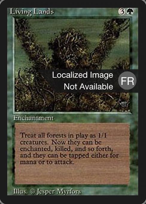 Living Lands (210) [Foreign Black Border]