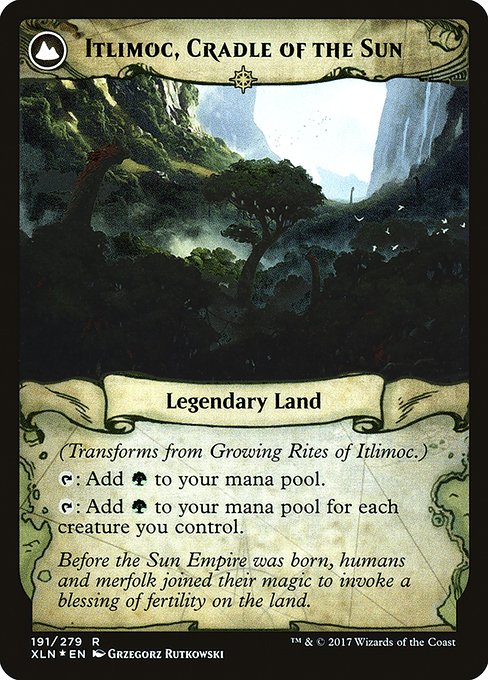 Growing Rites of Itlimoc (XLN) (191) [Prerelease Cards] Reverse