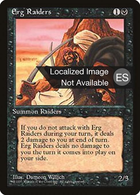 Erg Raiders (135) [Fourth Edition Foreign Black Border]