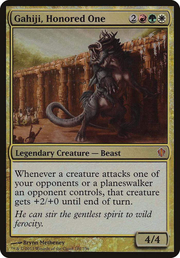 Gahiji, Honored One (Commander 2013) (191) [Oversize Cards]