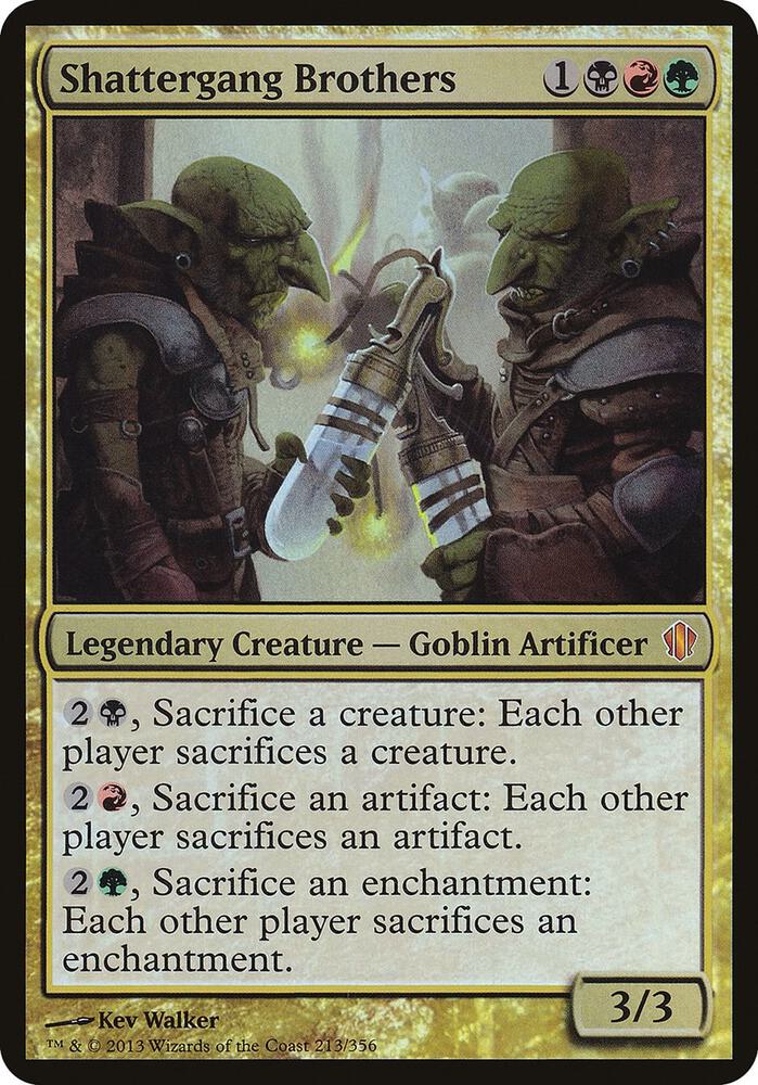 Shattergang Brothers (Commander 2013) (213) [Oversize Cards]