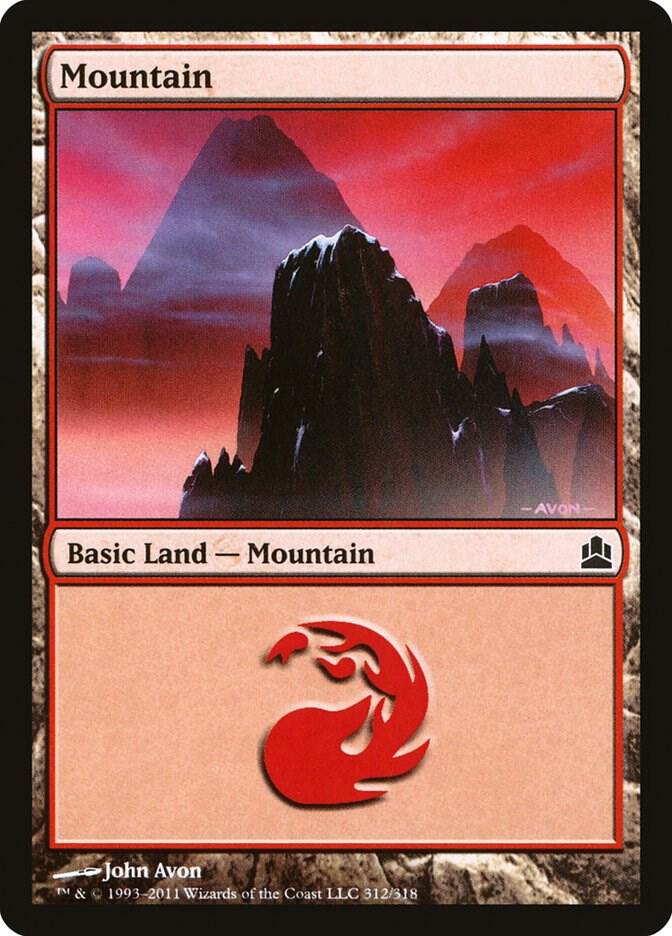 Mountain (312) [Commander]