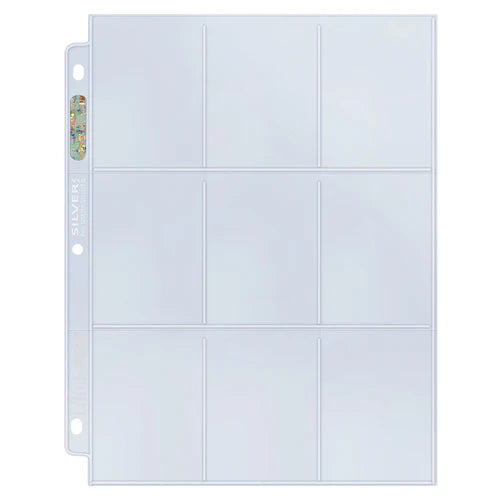 Silver Series 9 Pocket Binder Page