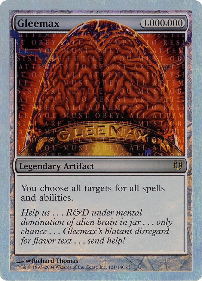 Gleemax (Alternate Foil) (121) [Unhinged]