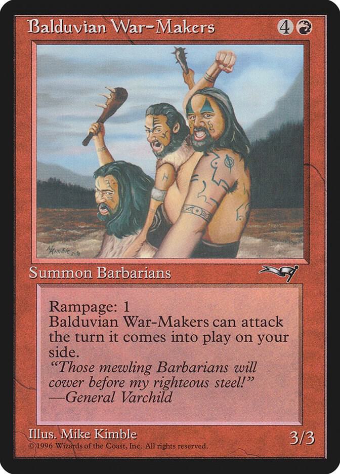 Balduvian War-Makers (Gen. Varchild Flavor) (98) [Alliances]