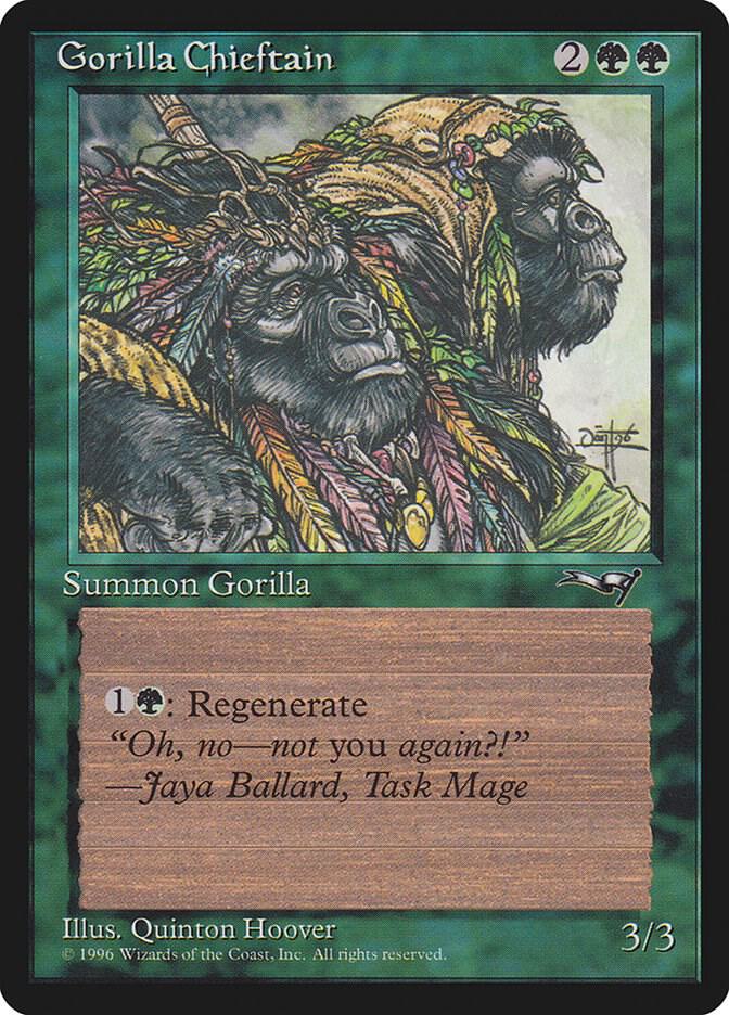 Gorilla Chieftain (2 Gorillas) (78) [Alliances]