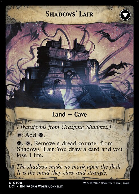 Grasping Shadows (108) [The Lost Caverns of Ixalan] Reverse