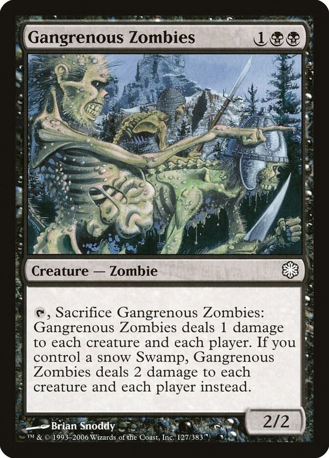 Gangrenous Zombies (127) [Coldsnap Theme Decks]