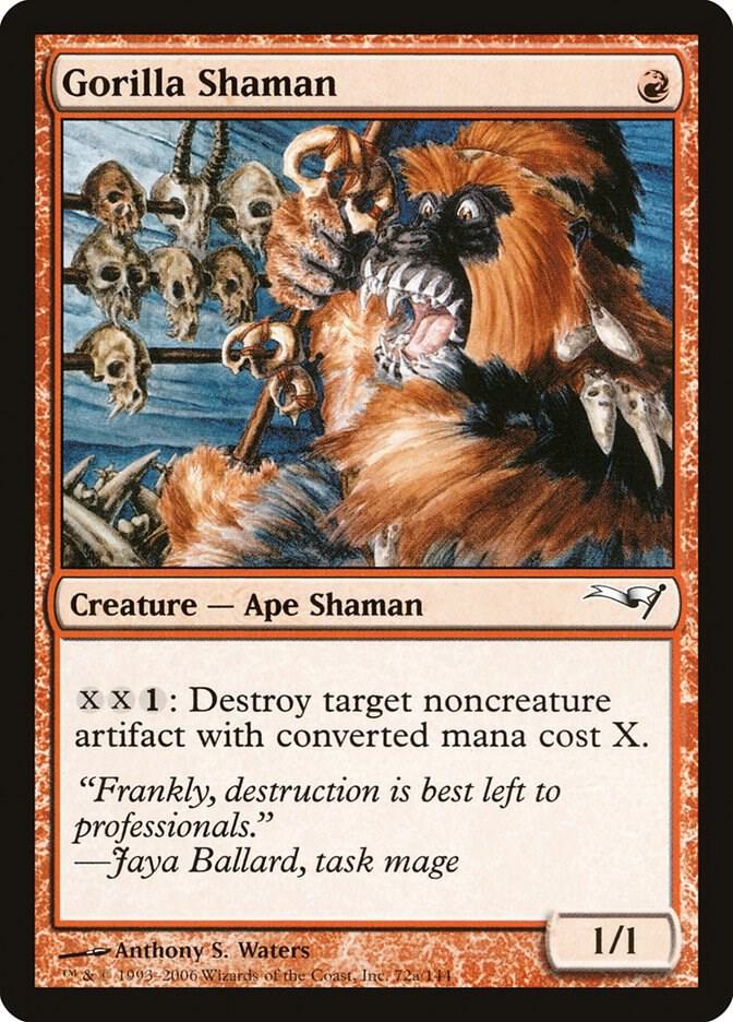 Gorilla Shaman (72a) [Coldsnap Theme Decks]