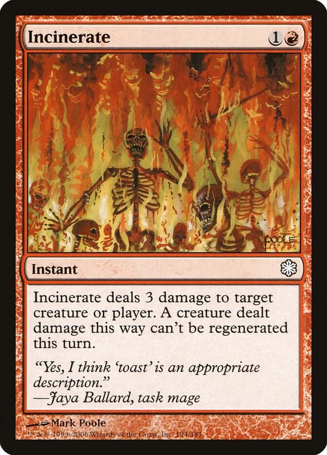 Incinerate (194) [Coldsnap Theme Decks]