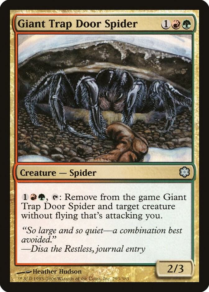 Giant Trap Door Spider (293) [Coldsnap Theme Decks]