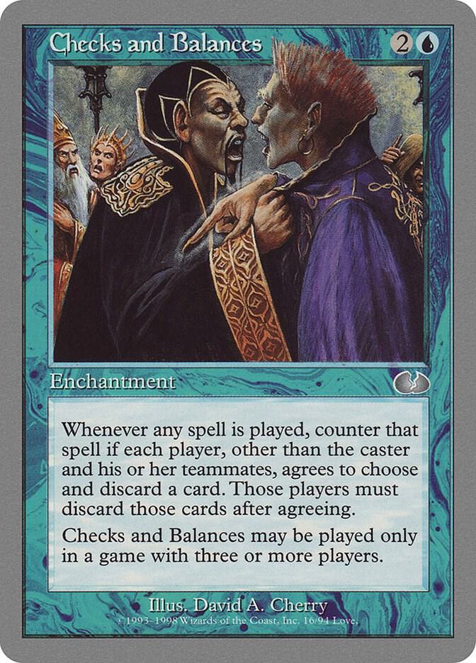 Checks and Balances (16) [Unglued]