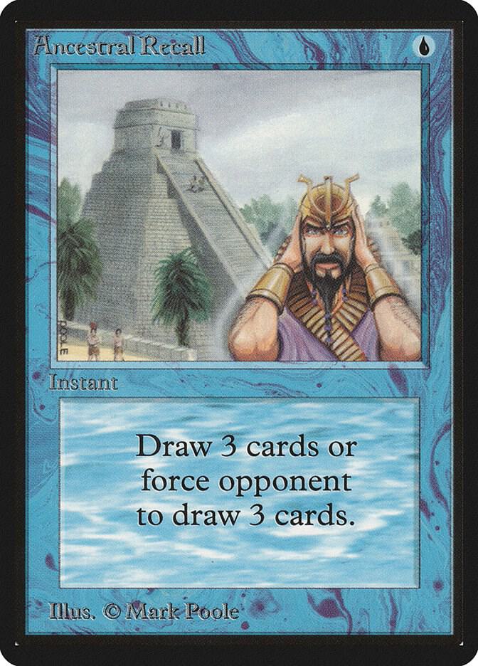 Ancestral Recall (48) [Limited Edition Beta]