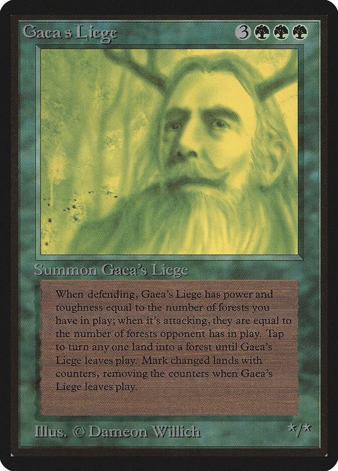 Gaea's Liege (197) [Limited Edition Beta]