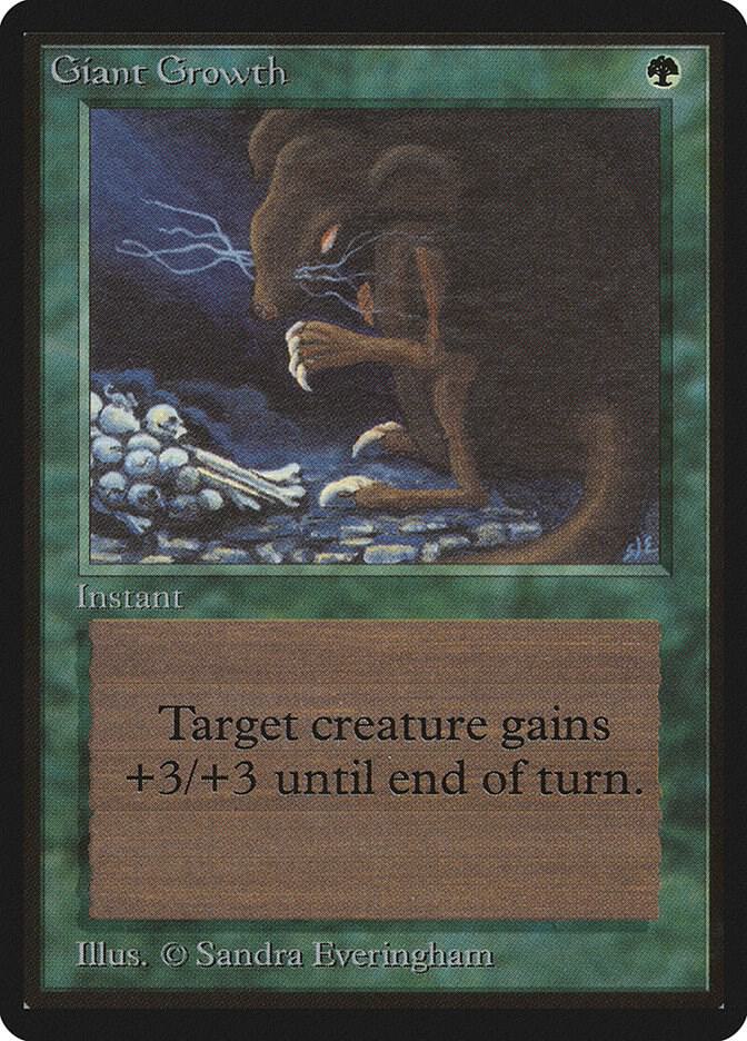 Giant Growth (198) [Limited Edition Beta]