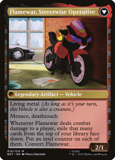 Flamewar, Brash Veteran (10) [Transformers] Reverse