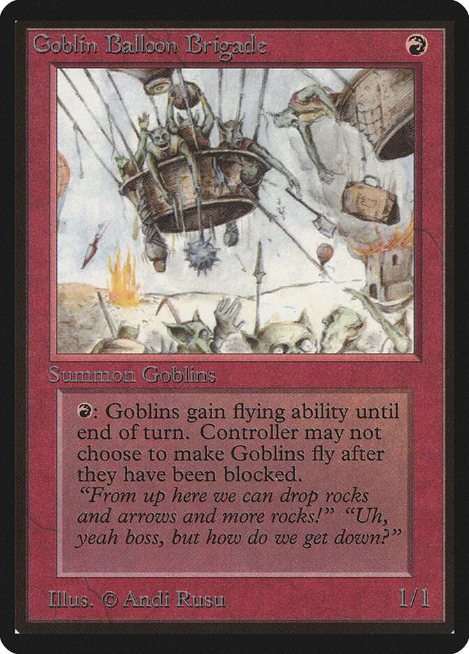 Goblin Balloon Brigade (154) [Limited Edition Beta]
