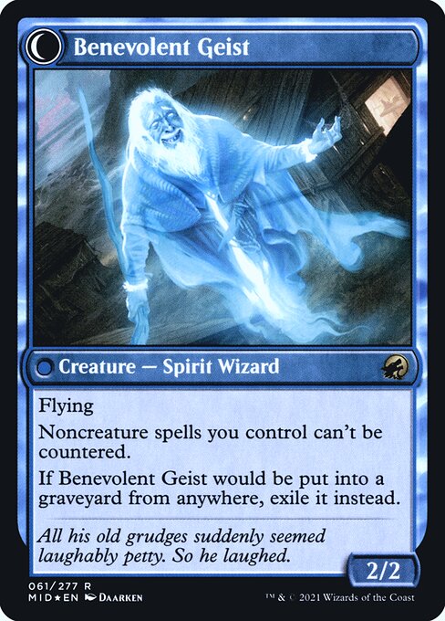 Malevolent Hermit (61) [Prerelease Cards] Reverse