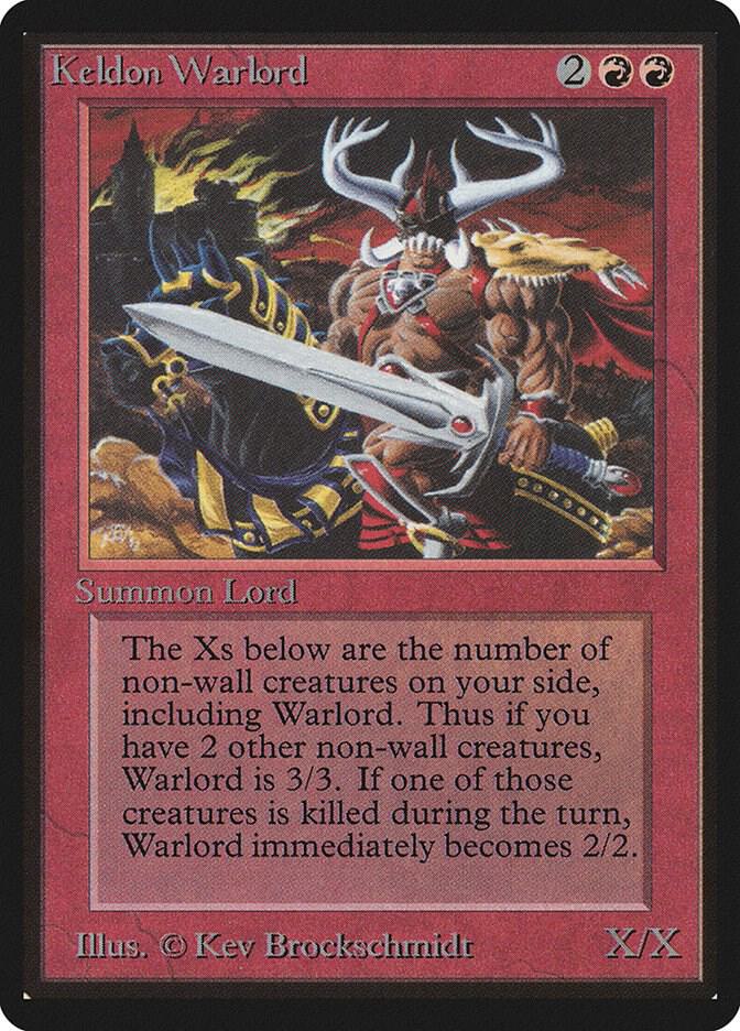 Keldon Warlord (161) [Limited Edition Beta]