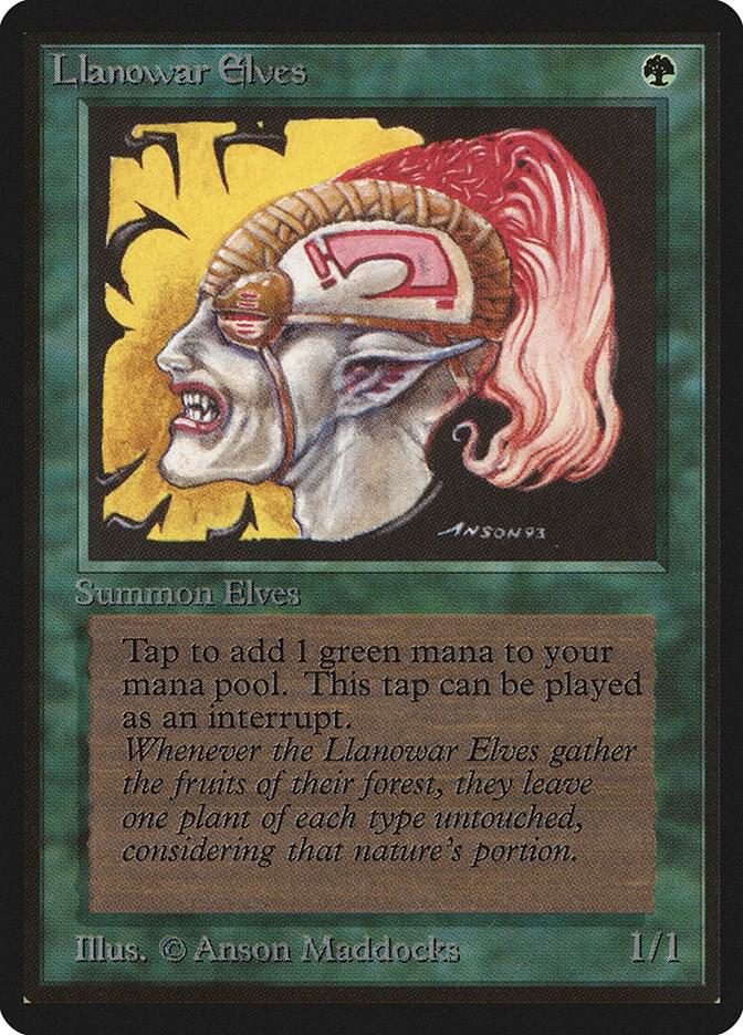Llanowar Elves (211) [Limited Edition Beta]