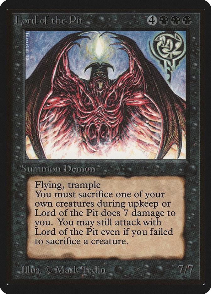 Lord of the Pit (115) [Limited Edition Beta]