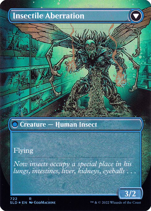 Delver of Secrets (722) [Secret Lair Drop] [Borderless] Reverse
