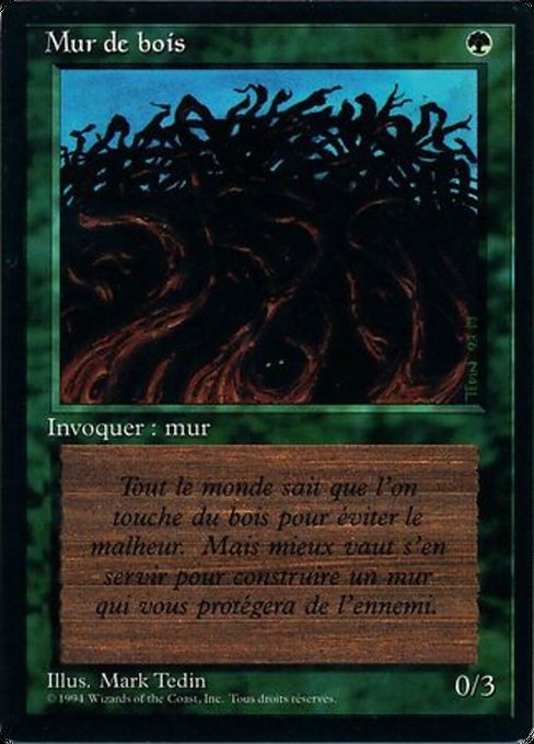 Wall of Wood (226) [Foreign Black Border]