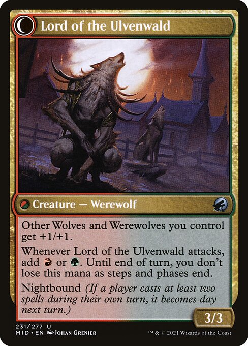 Kessig Naturalist (231) [Innistrad: Midnight Hunt] Reverse