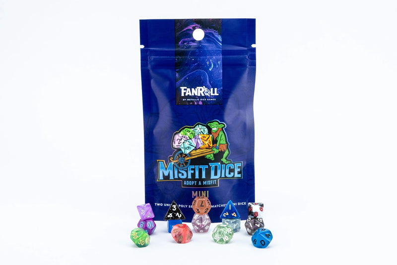 Mystery Misfit - Pack de 2 mini jeux de dés