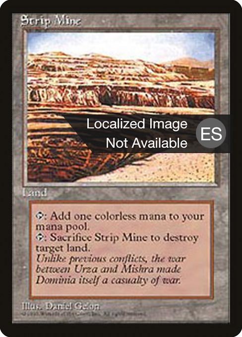 Strip Mine (363) [Fourth Edition Foreign Black Border]