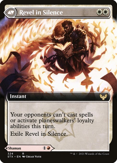 Flamescroll Celebrant (Extended Art) (324) [Strixhaven: School of Mages] [Extended Art] Reverse