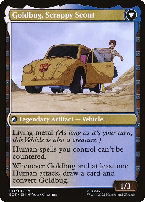 Goldbug, Humanity's Ally (11) [Transformers] Reverse