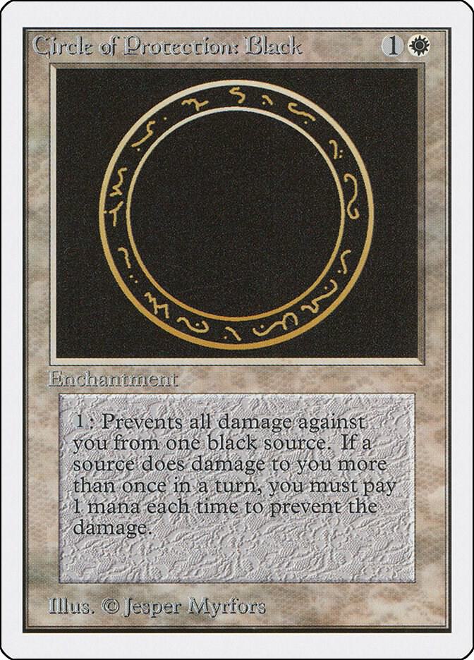 Circle of Protection: Black (10) [Unlimited Edition]