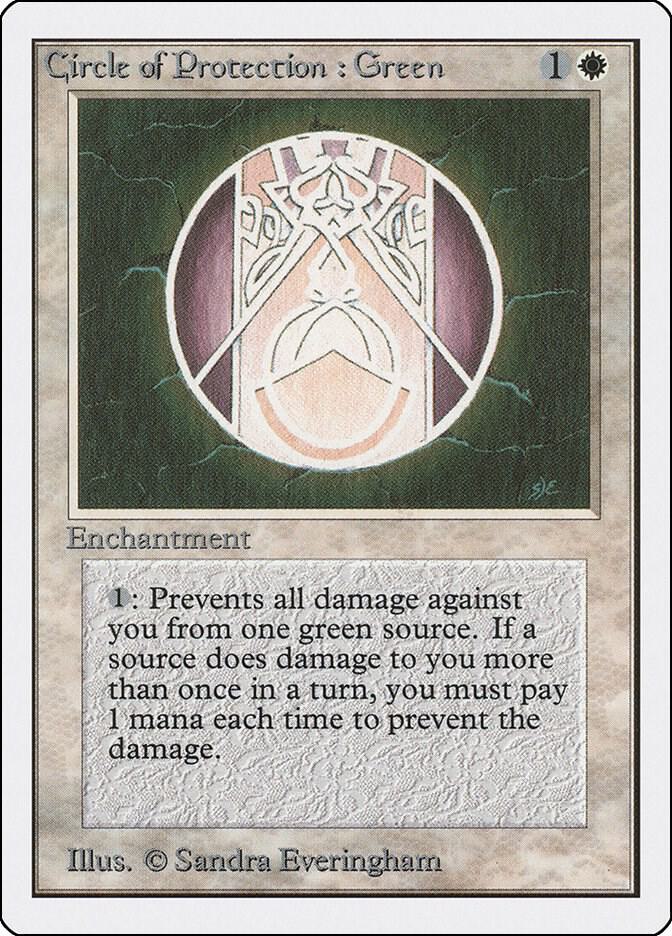 Circle of Protection: Green (12) [Unlimited Edition]