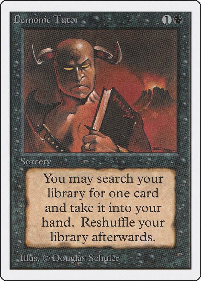 Demonic Tutor (105) [Unlimited Edition]