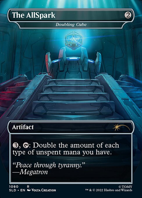 The AllSpark - Doubling Cube (1080) [Secret Lair Drop] [Borderless] Reverse