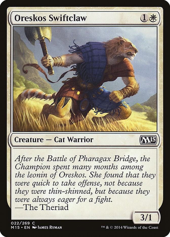 Oreskos Swiftclaw (22) [Magic 2015]