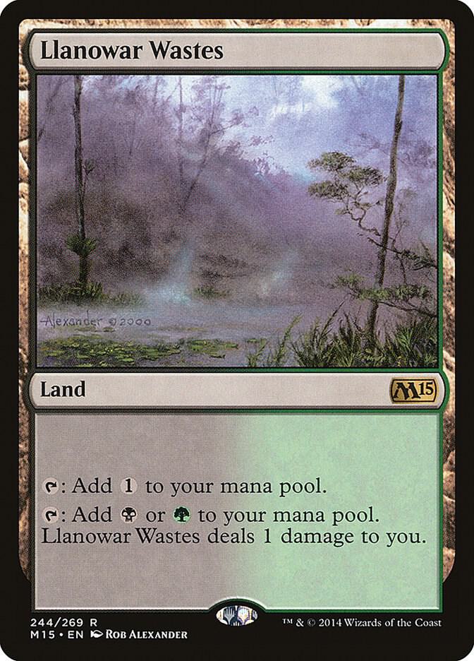 Llanowar Wastes (244) [Magic 2015]