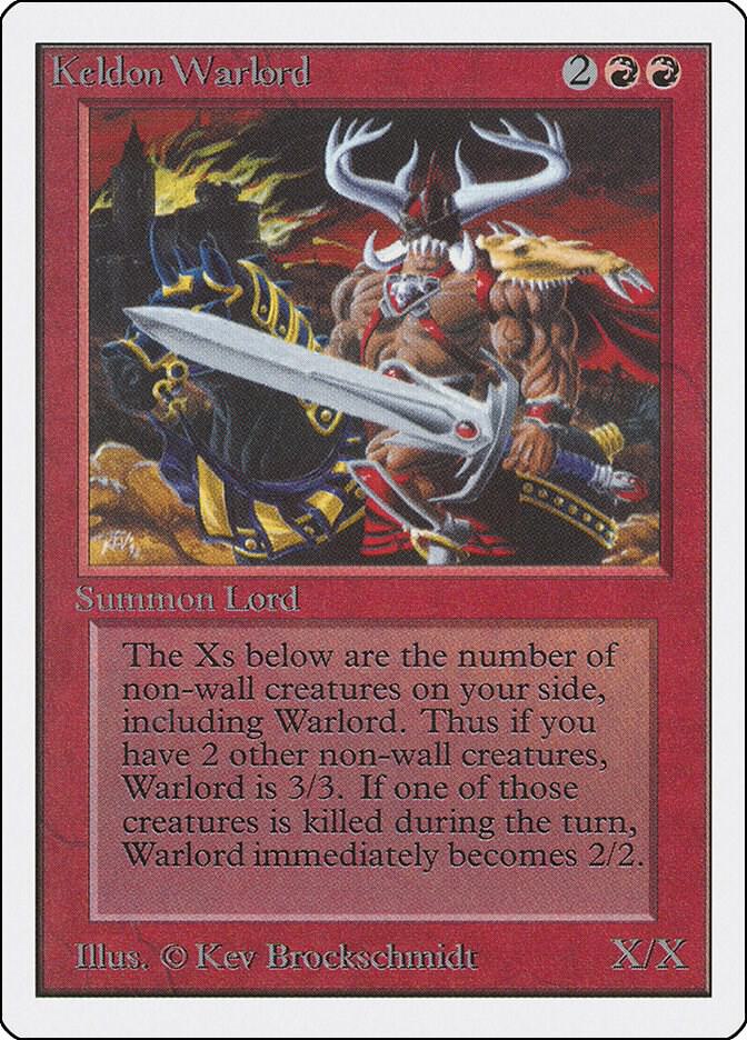 Keldon Warlord (161) [Unlimited Edition]