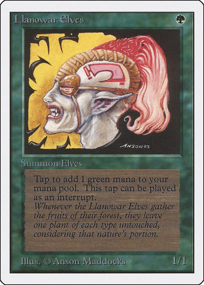 Llanowar Elves (211) [Unlimited Edition]